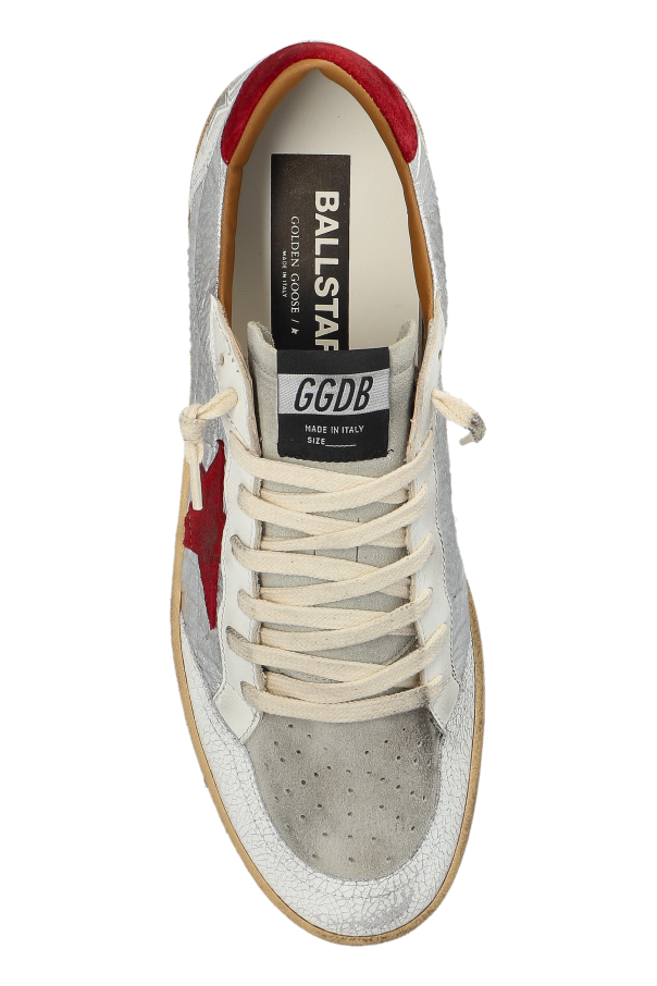 Golden Goose SILVER ‘Ball Star’ sports shoes 6