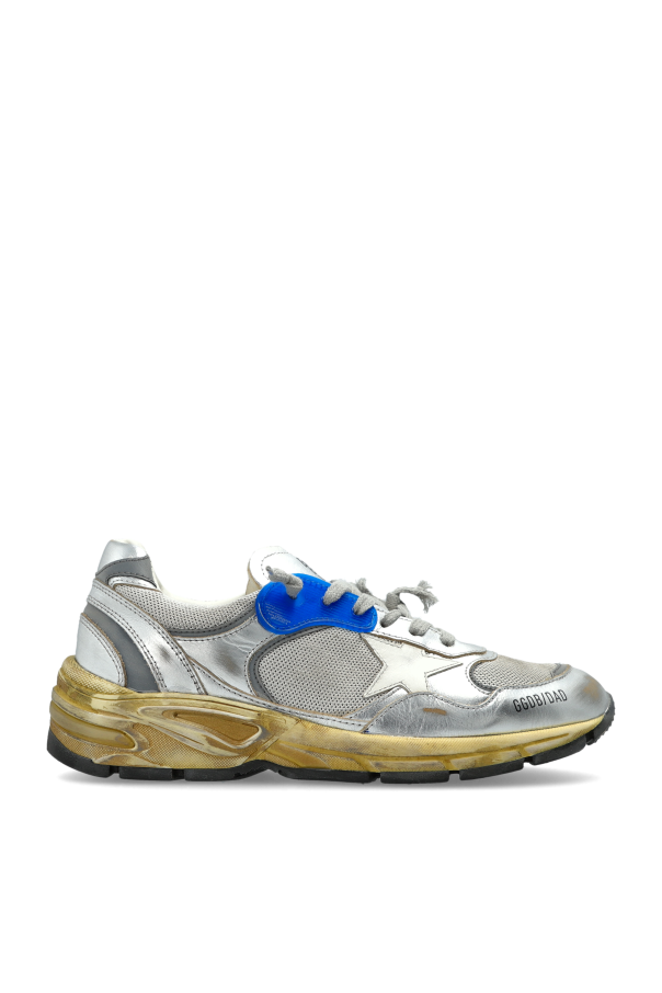 Golden Goose SILVER ‘Dad-Star’ sports shoes 1