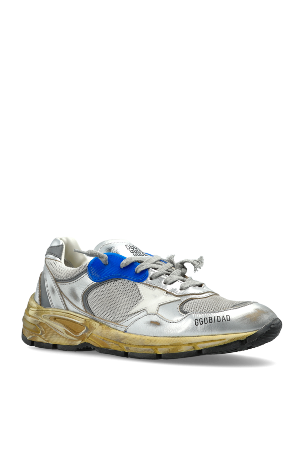 Golden Goose SILVER ‘Dad-Star’ sports shoes 4