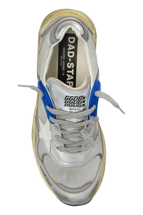 Golden Goose SILVER ‘Dad-Star’ sports shoes 6