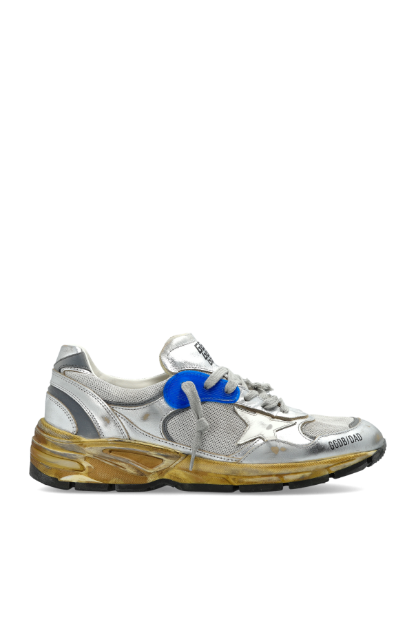 Golden Goose SILVER ‘Dad-Star’ sports shoes 1