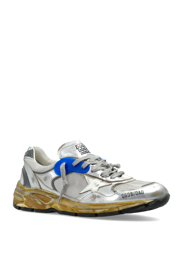 Golden Goose SILVER ‘Dad-Star’ sports shoes 4
