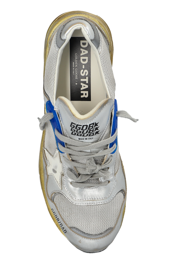 Golden Goose SILVER ‘Dad-Star’ sports shoes 6