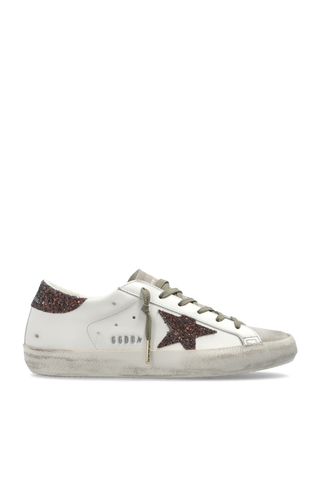 Golden Goose WHITE ‘Super-Star’ sports shoes 1