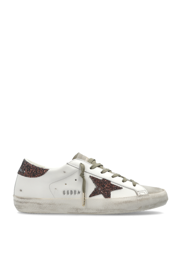 Golden Goose WHITE ‘Super-Star’ sports shoes 1