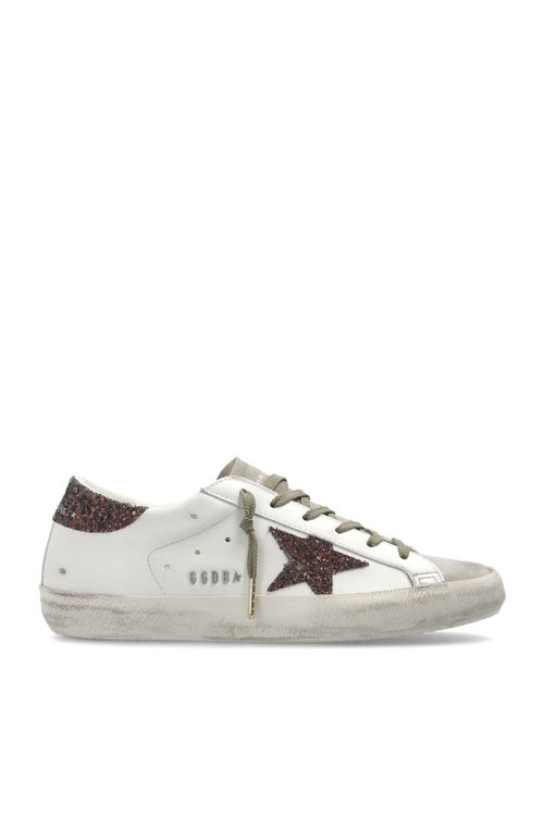 Golden Goose WHITE ‘Super-Star’ sports shoes 1