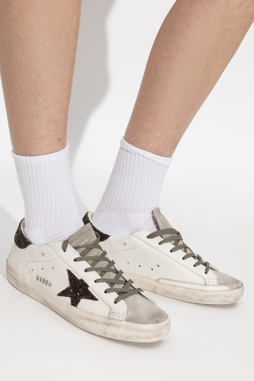Golden Goose WHITE ‘Super-Star’ sports shoes 2