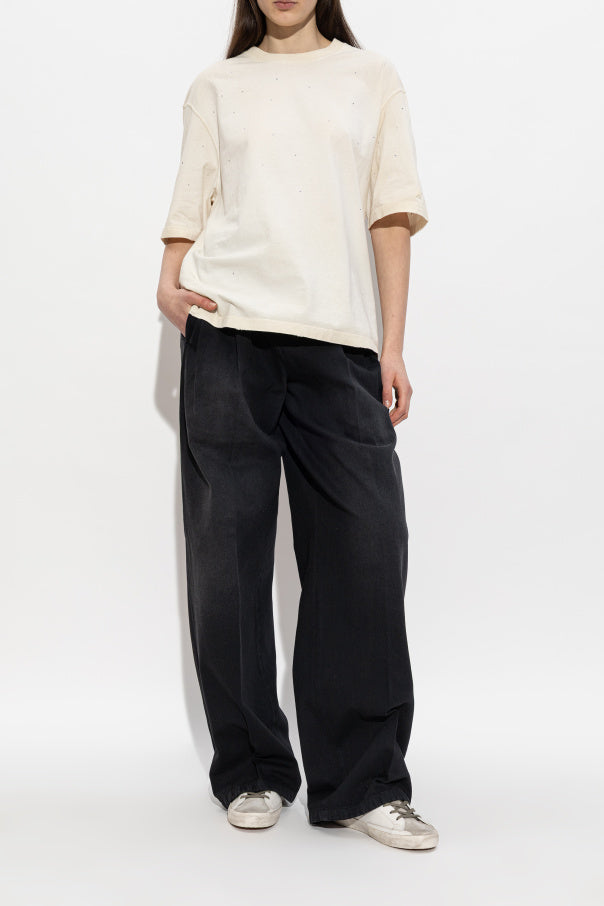 Golden Goose WHITE ‘Super-Star’ sports shoes 3