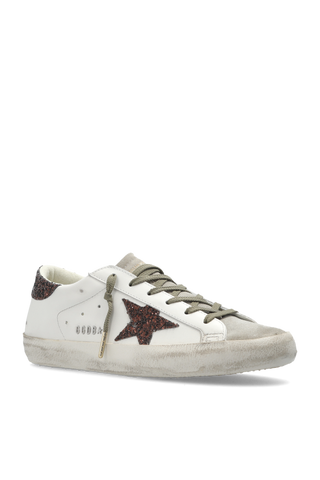 Golden Goose WHITE ‘Super-Star’ sports shoes 4