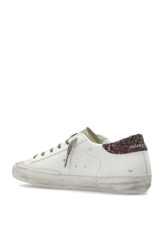 Golden Goose WHITE ‘Super-Star’ sports shoes 5