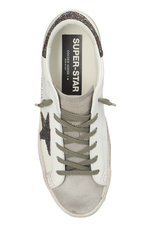 Golden Goose WHITE ‘Super-Star’ sports shoes 6