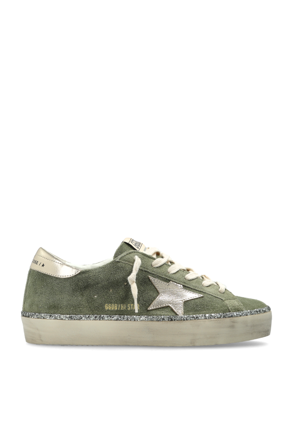 Golden Goose GREEN ‘Hi Star’ sports shoes 1