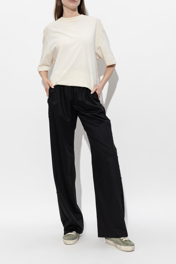 Golden Goose GREEN ‘Hi Star’ sports shoes 3