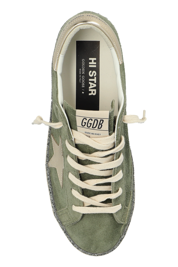 Golden Goose GREEN ‘Hi Star’ sports shoes 6