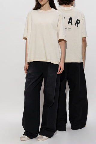 Golden Goose cream T-shirt with logo 2