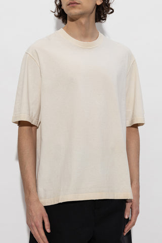 Golden Goose cream T-shirt with logo 6