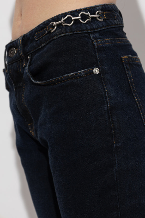 Golden Goose NAVY BLUE Flared leg jeans 5