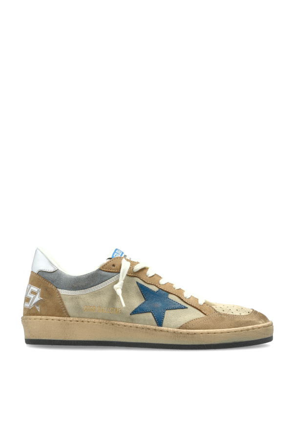 Golden Goose beige ‘Ball Star Double Upper’ sports shoes 1