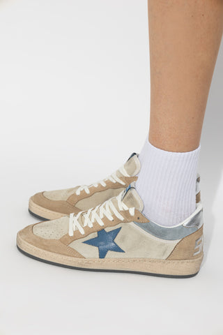 Golden Goose beige ‘Ball Star Double Upper’ sports shoes 2