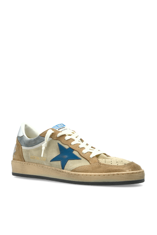Golden Goose beige ‘Ball Star Double Upper’ sports shoes 4
