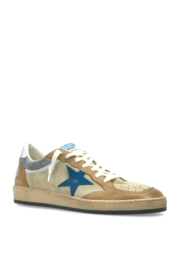 Golden Goose beige ‘Ball Star Double Upper’ sports shoes 4
