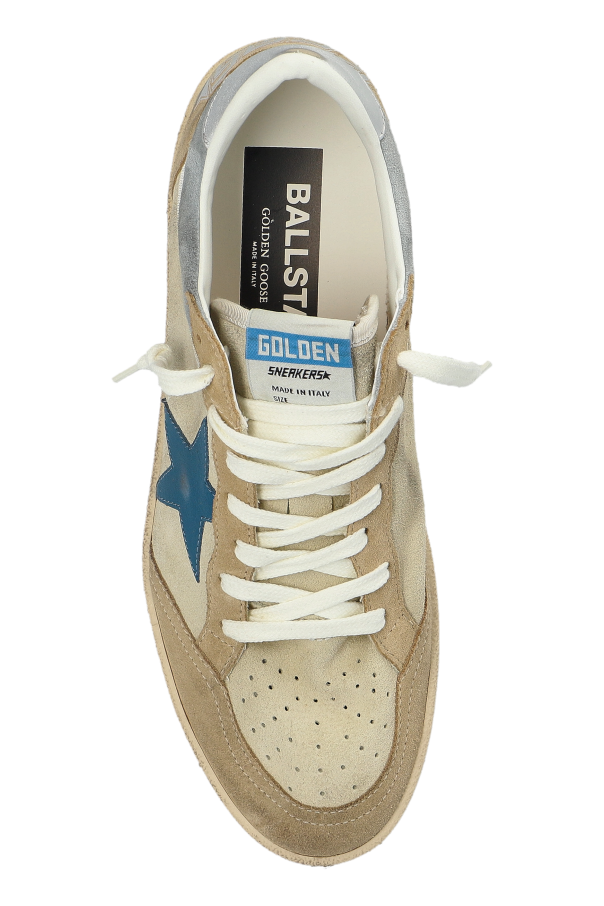 Golden Goose beige ‘Ball Star Double Upper’ sports shoes 6