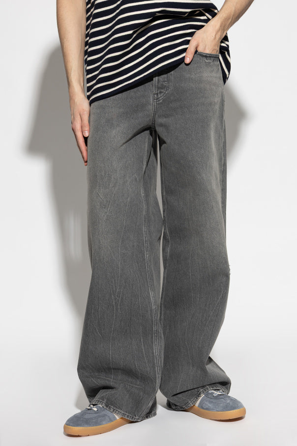 Golden Goose GREY Wide-leg jeans 3