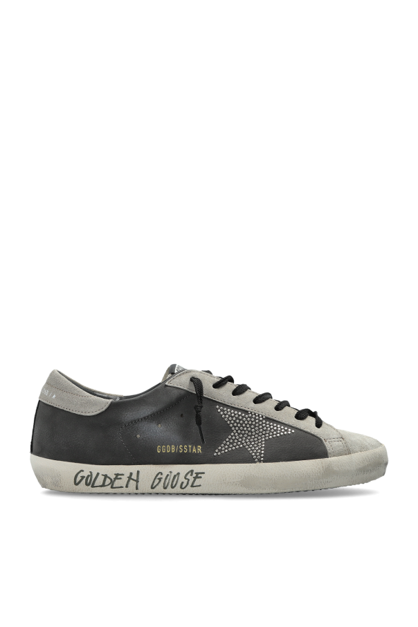 Golden Goose GREY ‘Super Star With List’ sports shoes 1