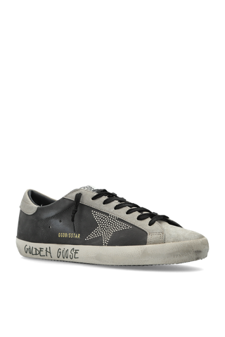 Golden Goose GREY ‘Super Star With List’ sports shoes 4
