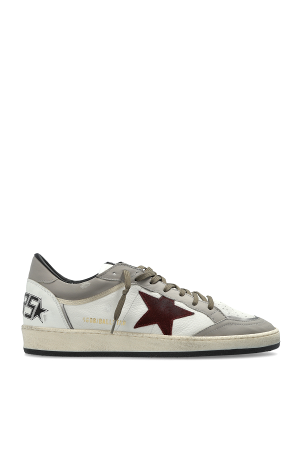 Golden Goose WHITE "Ballstar Double Upper" sports shoes 1