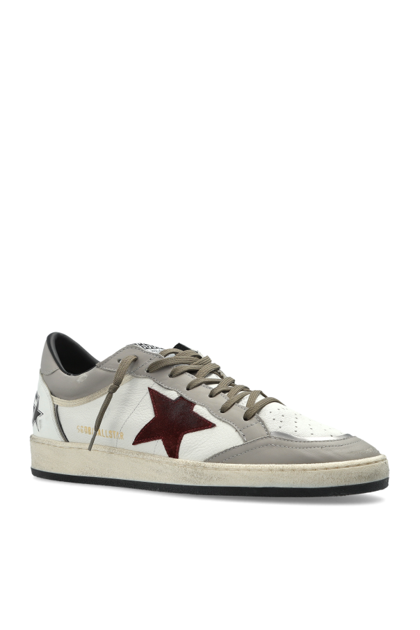 Golden Goose WHITE "Ballstar Double Upper" sports shoes 4