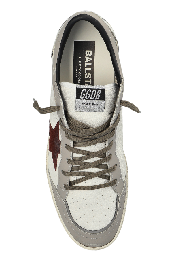 Golden Goose WHITE "Ballstar Double Upper" sports shoes 6