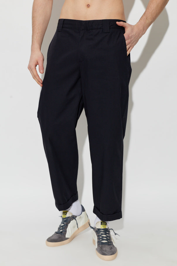 Golden Goose BLACK Straight-leg trousers 3
