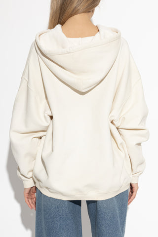 Golden Goose cream Sweatshirt with logo 4