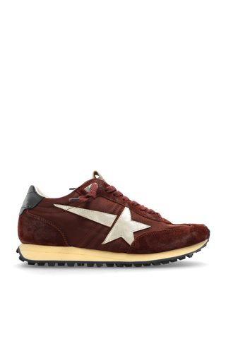 Golden Goose BURGUNDY ‘Running Marathon M77’ sports shoes 1