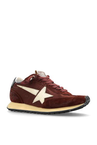 Golden Goose BURGUNDY ‘Running Marathon M77’ sports shoes 4