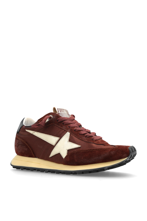 Golden Goose BURGUNDY ‘Running Marathon M77’ sports shoes 4