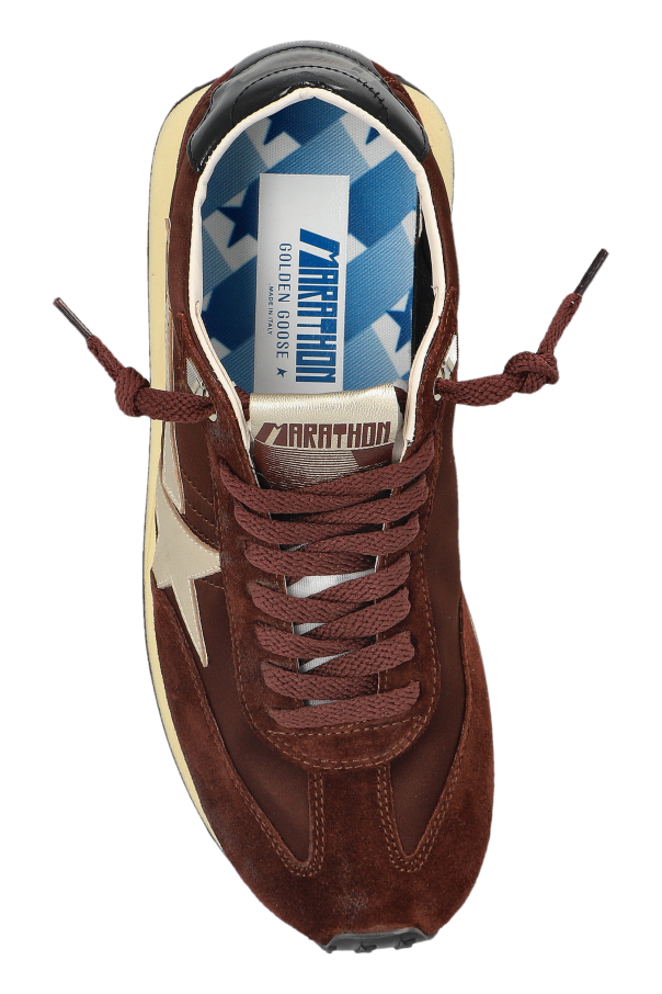 Golden Goose BURGUNDY ‘Running Marathon M77’ sports shoes 6