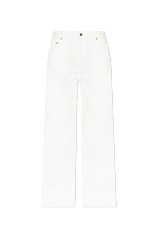 Golden Goose WHITE Wide-leg jeans 1