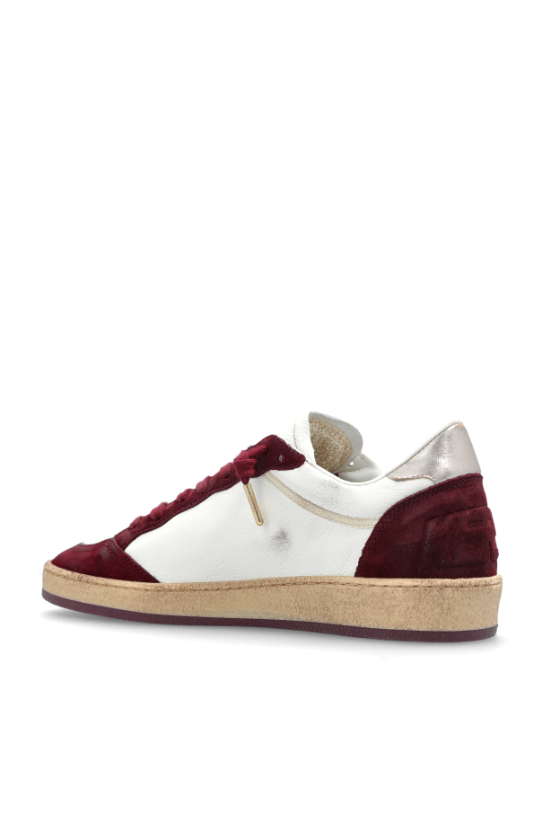 Golden Goose BURGUNDY 'Ballstar' sports shoes 5