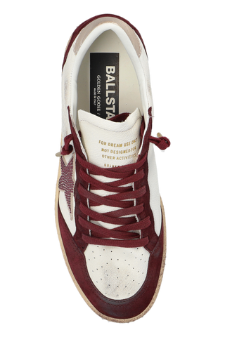 Golden Goose BURGUNDY 'Ballstar' sports shoes 6