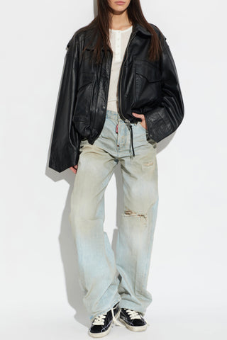 Golden Goose BLACK ‘Super Star’ sports shoes 3