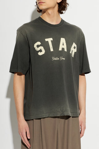 Golden Goose GREY T-shirt with logo 6