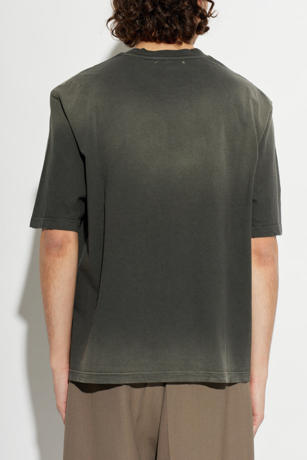 Golden Goose GREY T-shirt with logo 7