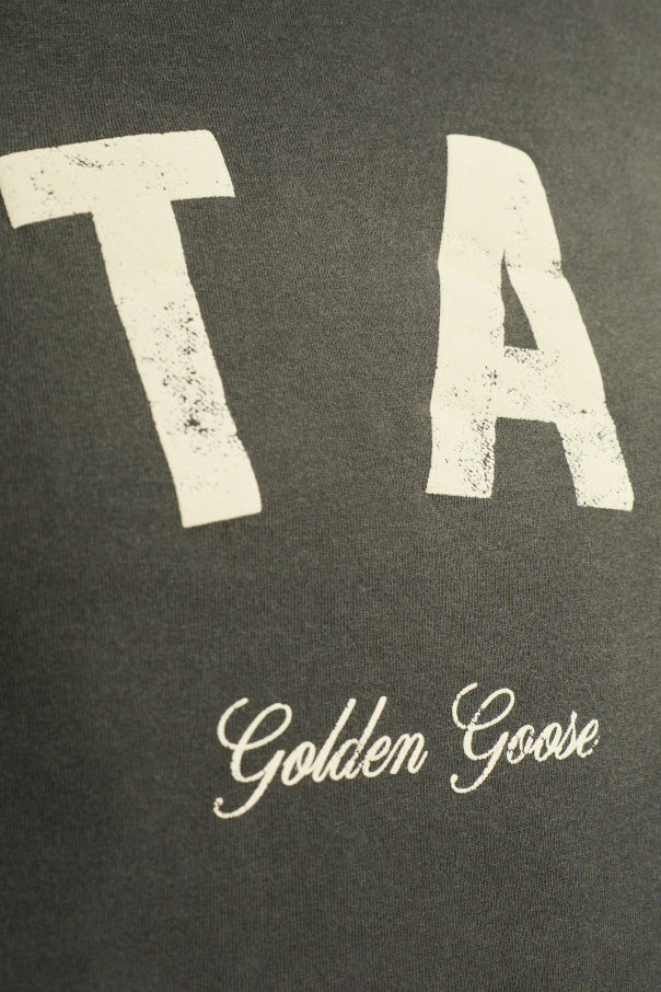 Golden Goose GREY T-shirt with logo 8