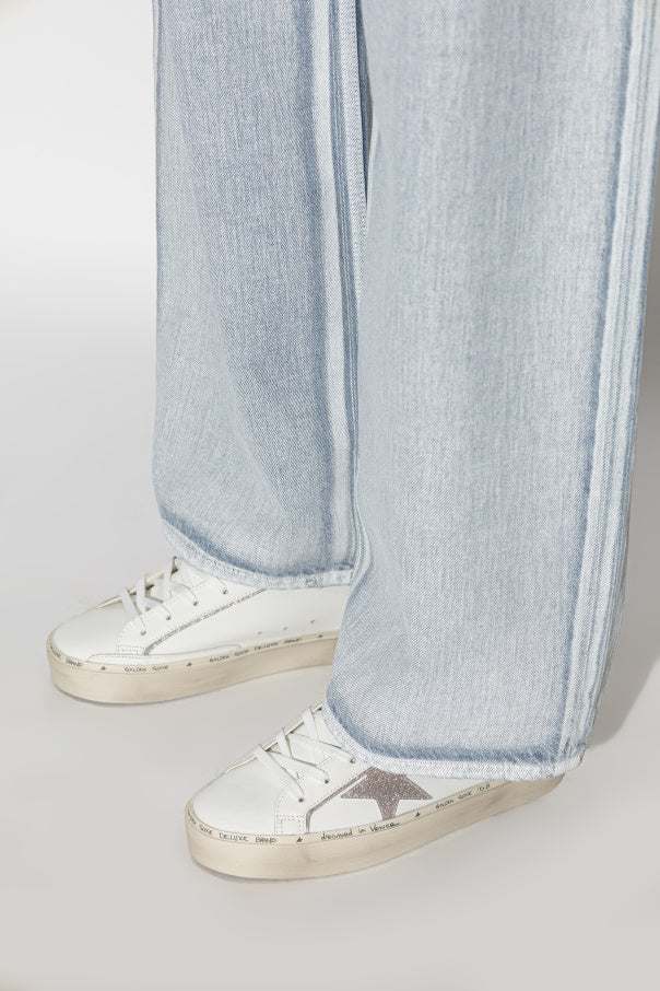 Golden Goose WHITE "Hi Star Classic" sports shoes 2