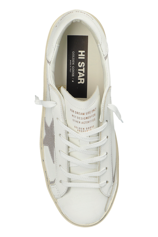Golden Goose WHITE "Hi Star Classic" sports shoes 6