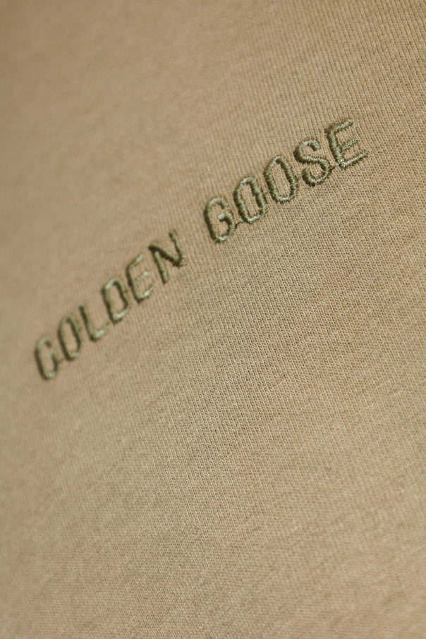 Golden Goose BROWN T-shirt with logo 5