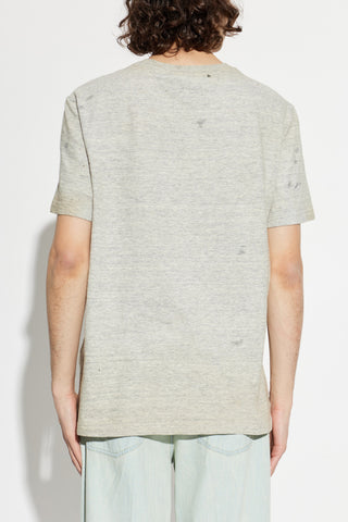 Golden Goose GREY T-shirt with a vintage effect 4