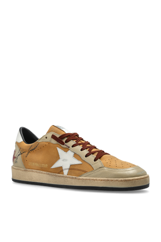 Golden Goose BROWN ‘Ball Star’ sports shoes 4